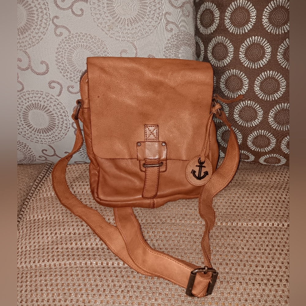 Harbor 2nd leather messenger bag